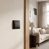 Double Switch with Frame OSTE JNH007-W BLACK
