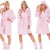 Bathrobe Nancy Pink + Socks L/XL