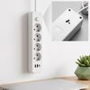 Prelungitor Multipriză 4 prize + 2x USB-A + USB-C JNH021-4A White