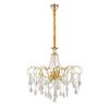 Křišťálová závěsná lampa SWE081-CP 60cm GOLD