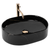 Countertop washbasin REA Nadia 50 Black Stone