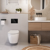 Bâti support wc K011A-Q REA T Black Glass