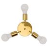 Triple Metal Ceiling Lamp Plafon Gold APP704-3C