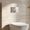 Concealed WC Frame Set Slim 024N with Satin J Button