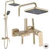 Shower set PREMIUM REA JOE Brush Gold