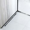 Front shower tray strip 120cm Black