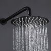 Rainfall shower head Rea Black Matt 25cm