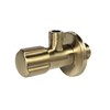 Zawór kątowy 02 1/2" x 3/8" Złoty szczotkowany