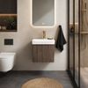 Meuble de salle de bains avec lavabo Rea DB85-50-1 Orio Dark 50cm