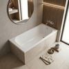 Built-in acrylic bathtub Rea Gloria 150