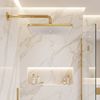 Pommeau de douche rectangulaire REA JS-032 Gold