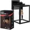Homlokzati fali lámpa JNH038-1G Black