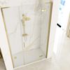 Shower doors Rea Hugo 90 Gold Brush + Shower screen 30