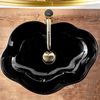 Lavabo sobre encimera Rea Pearl Black