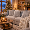 Pillowcase Snow 40x40 Dark Grey