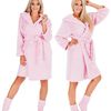 Bathrobe Nancy Pink + Socks L/XL