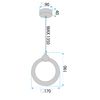 Люстра LED LHJ101-1CP GOLD