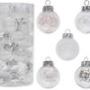 Vianočné ozdoby na stromček biele 30ks sysd1688-057