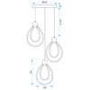 LED lámpa G022-3CPR Black