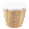 Toilet bowl Carlo Flat Brush Gold