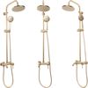 Shower set Rea Luis Gold Brush