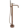 Robinet autoportant Rea Lungo Diamond Brush Copper