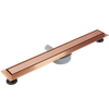 Linear drainage REA Neox pro Brushed Copper 70