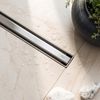 Linear drainage Rea Neo Slim Pro Nickel Brush INOX 90