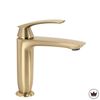 Bathroom faucet PREMIUM Rea Como Brush Gold Low