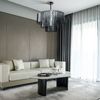 Lampadario a Sospensione da Soffitto APP1678-8CP Grigio