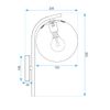 Applique murale G103-1W BLACK
