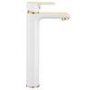 Bathroom faucet REA Bloom White Gold high
