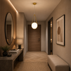 Lampe APP1793-1CP 20cm Gold
