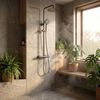 Shower set without spout with thermostat Rea Lungo Titan