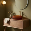 Умивальник на стільницю Rea Suri Brown