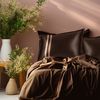 Taie d'oreiller Satin Brown Chloe