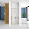 Shower door REA Rapid Slide 140 Gold Brush