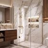 Shower set PREMIUM Rea Como M1 Brush Gold