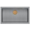Granite sink Logan 110 Grey Metallic