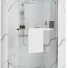 Shower screen Rea Aero N 110 Transparent with hanger Evo