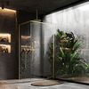 Shower enclosure SOLAR GOLD Brush 120x90