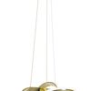 Moderní stropní svítidlo LED + PILOT APP818-CP Gold