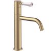 Bathroom faucet Rea Serra Brush Gold low