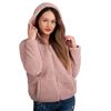 Bluza Damska Sherpa z kapturem Dirty Pink m