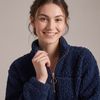 Women's sweatshirt Sherpa Navy Blue XL