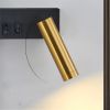 Wall lamp APP1439-W BLACK  GOLD LEFT