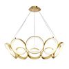 LAMPA WISZĄCA LED APP1800-CP ZŁOTA SZCZOTKOWANA