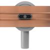 Linear drainage REA Neox Slim pro Brushed Copper 80