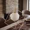 Lampe suspendue APP1210-1CP Gold