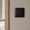 Double Switch OSTE JNH007-W BLACK